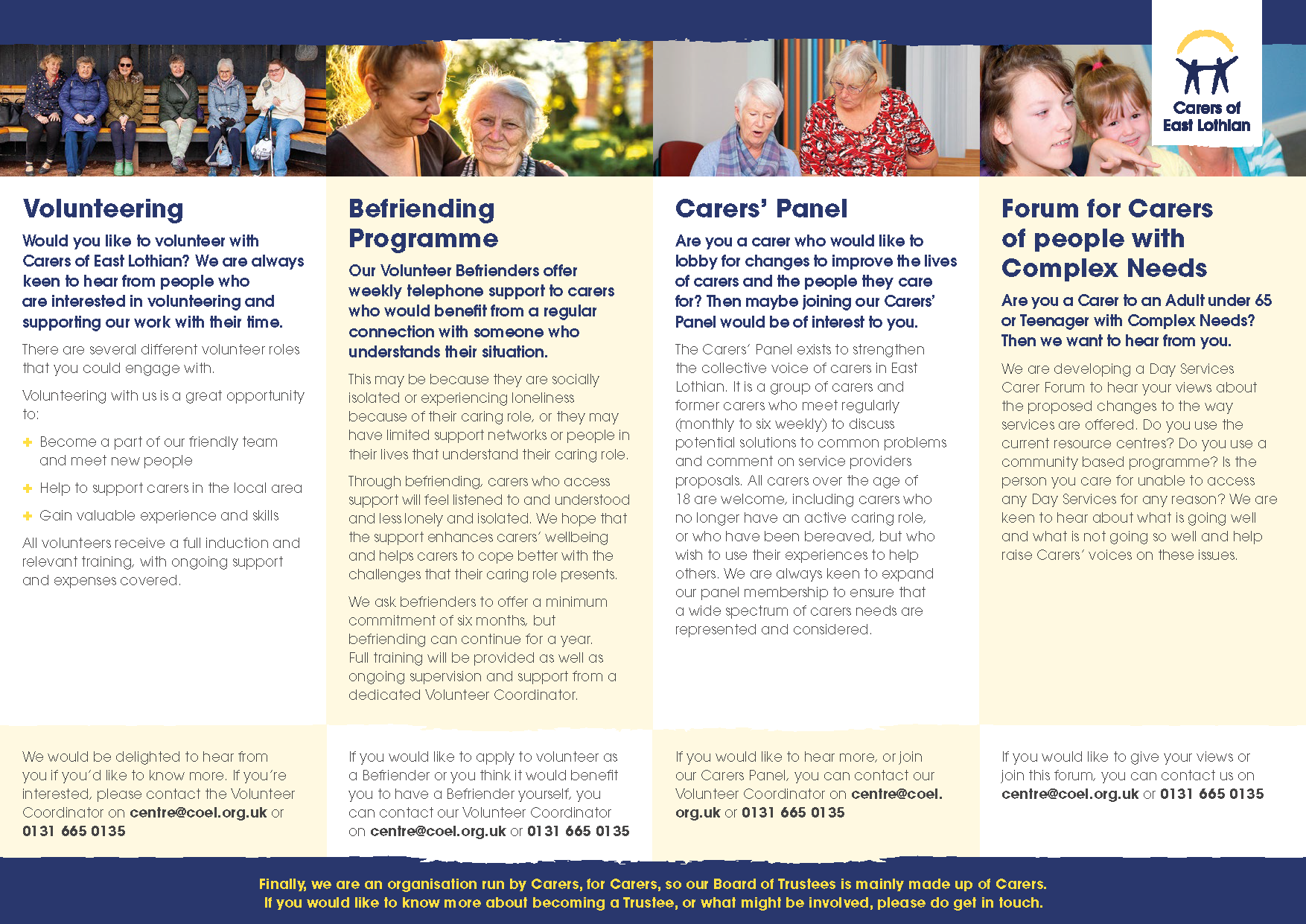 Getting Involved leaflet